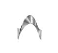 Freigestelltes Schneckenflügel-Segment